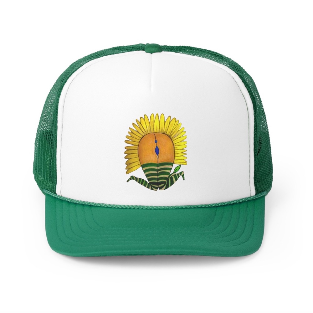 FLOWER🌻GIRL🌻TRUCKER🌻HAT🌻